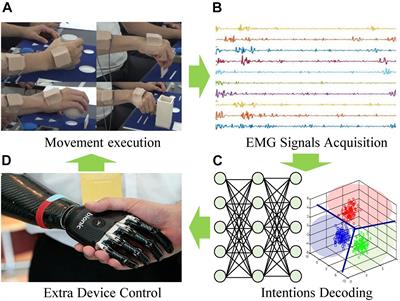 Upper-Limb Electromyogram Classification of Reaching-to-Grasping Tasks Based on Convolutional Neural Networks for Control of a Prosthetic Hand